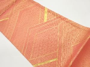 佐賀錦菱模様織出しリバーシブル全通袋帯